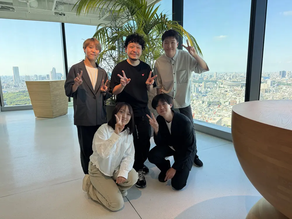 神山まるごと高専のMIXI奨学生4名がMIXI本社を訪問